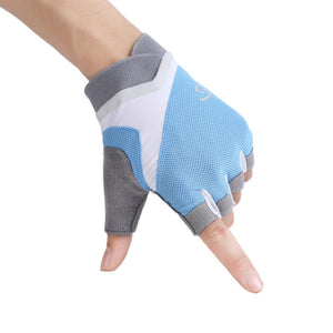 Professional Gym Gloves Women Weight Lifting Crossfit Workout Fitness Gloves Breathable Bodybuilding Half Finger Hand Protector